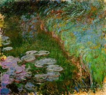  Lilies Painting - Water Lilies XVI Claude Monet Impressionism Flowers